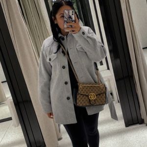 - Zara grey overcoat